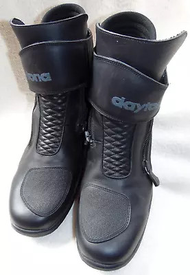 DAYTONA Arrow Sport GTX Gore Tex Black Leather Motorcycle Boots • $293