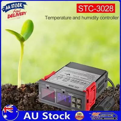 AU STC-3028 Intelligent Thermometer Hygrometer Incubator Thermostat Humidistat • $19.24
