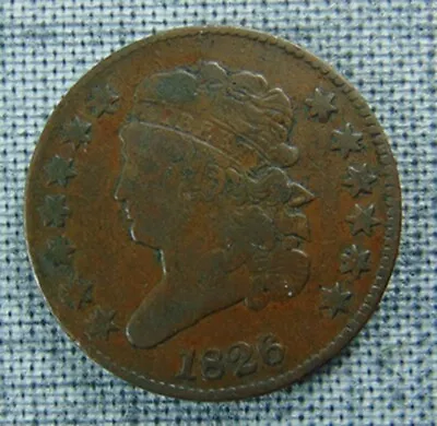 1826 Classic Head Half Cent • $95