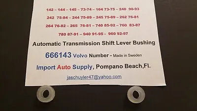 Volvo 140's 164E 240's 260 740 760 780 940 960 Transmission Shifter Bushings (2 • $6.95