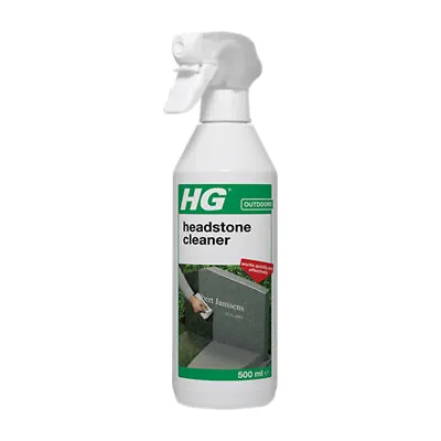 HG Headstone Cleaning Spray 500ml HG Marble Stone Headstone Statue Cleaner Spray • £44.99