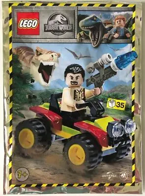 £5.99 • Buy Blue Ocean LEGO Jurassic World Vic Hoskins With Buggy Foil Pack Set 122009