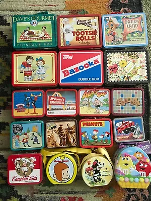 £13.75 • Buy Assorted Small & Large Novelty Metal Lunchboxes -YOU CHOOSE- 1990s Advertising 