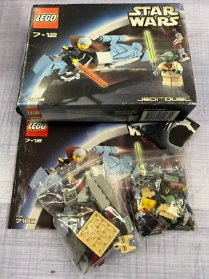 Star Wars Lego 7103 Star Wars Jedi Duel With Count Dooku And Yoda Mini-figures • £49.99