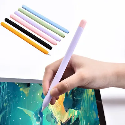 £2.75 • Buy For Apple Pencil 1st 2nd Gen Silicone Grip Case Sleeve Soft Cover Holder IPad