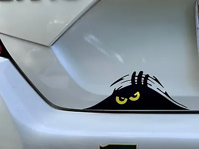 Funny Peeking Monster Decal Sticker Computer Truck Car • $3.99