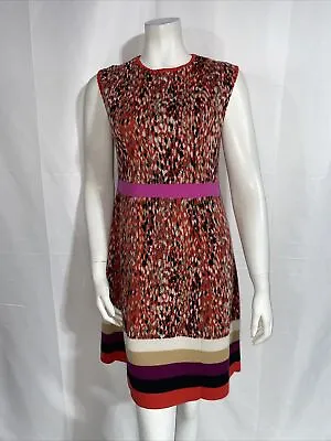 Missoni Sleeveless Knit Sweater Dress Red Wool Blend Size S • $114.99