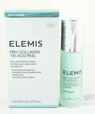 Elemis Pro-Collagen Tri-Acid Peel 30 Ml / 1 Fl.oz. Exprtn. 2025 Fresh New In Box • $45