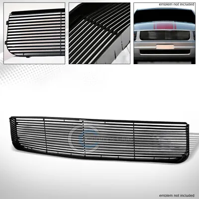 For 05-09 Ford Mustang V6 Glossy Black Horizontal Front Hood Upper Bumper Grille • $63.95