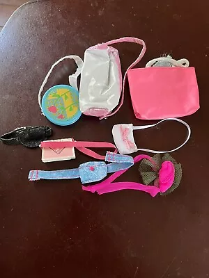 8 Piece Barbie Vintage Bags & Accessories  • $10