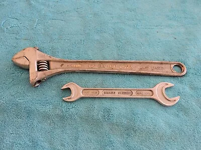 Vintage Bahco 0673 Volvo 12  Adjustable Wrench And Wrench Made In Sweden. • $29.99