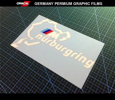 M Power Nürburgring Motorsport 320i M3 M5 X5 Vinyl Die-cut Decal Sticker #B • $8.10