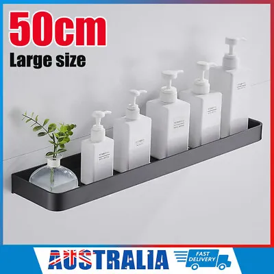 50cm Bathroom Shelves Kitchen Wall Shelf Shower Rectangle Storage Rack Aluminium • $23