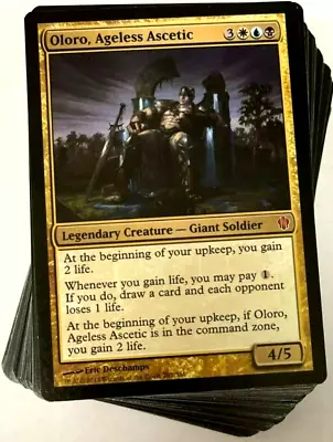 ***Custom Commander Deck*** Oloro Ageless Ascetic - Life Gain - EDH Magic Cards • $81.85