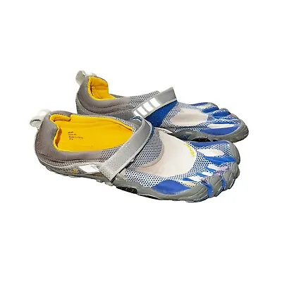 Vibram FiveFingers Men 43 US Size 9.5-10 Bikila Barefoot Running Shoes Blue Gray • $37.50