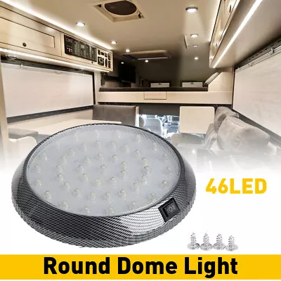 Stainless Steel LED Dome Light Boat Marine RV Cabin Ceiling Lamp 5.12  EXV • $11.99