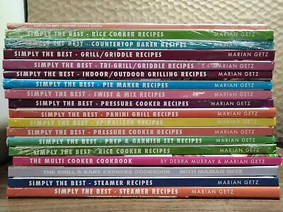 Marian Getz Simply The Best Cookbooks Lot Of  18 • $65