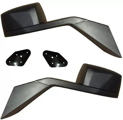 VOLVO TRUCK VN VNL 630 670 730 780 Side Hood Mirror Pair Left And Right + Plates • $146