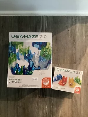 Q-BA-MAZE 2.0 The Next Generation Marble Maze. Starter Box Cool Colors. 36 Cubes • $15