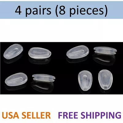 4 Pairs Oakley Replacement Nose Pads Tinfoil Feedback EVR Daisy Chain GIVEN Sun • $8.23