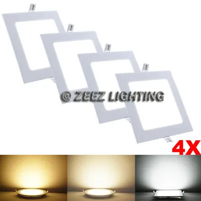 6W 9W 12W 15W 18W LED Recessed Ceiling Panel Down Lights Bulb Slim Lamp Fixture • $87.99