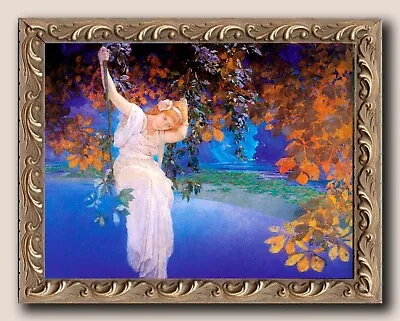 Reveries Maxfield Parrish 7  X 9   Image. Ornate Framed Canvas • $49