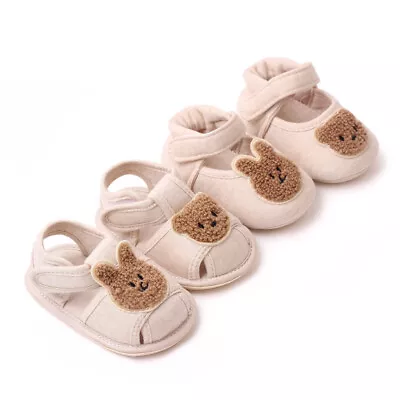 Newborn Baby Boy Girl Pram Crib Shoes Infant Crawling Shoes Summer Sandals 0-18M • £4.99