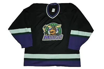 Vintage  90s Minnesota Moose Adult Hockey Jersey Starter • $100