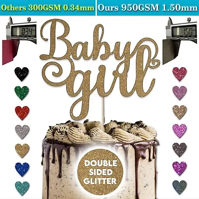 Baby Girl Cake Topper Baby Topper Baby Shower Cake Topper Cake Decoration • £1.94