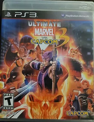 PS3 Ultimate Marvel Vs Capcom 3 Playstation 3 Complete W/ Manual - Excellent! • £16.55