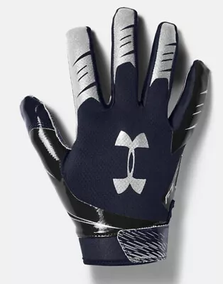 Under Armour Men's UA F7 Football Gloves 1351541-410 Midnight Navy • $35