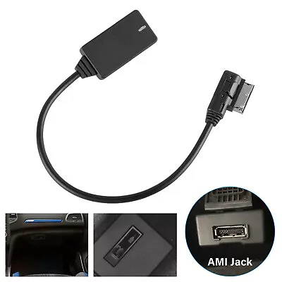 $12.31 • Buy For Audi VW AUX Audio Cable Adapter AMI MDI MMI Bluetooth Music Interface New