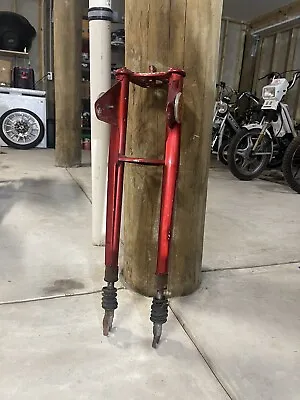 Motobecane 50V 50 V Mobylette Moped Front Forks Fork Tubes Front End Ears  • $100