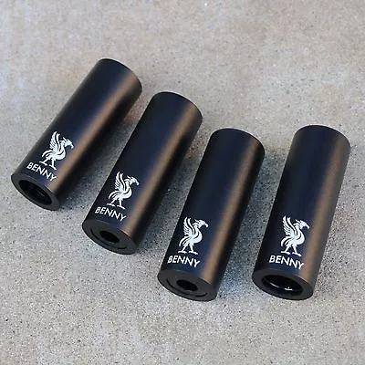 Animal Bmx Bike Benny Pc Black Peg 4  Long Eclat Primo Odyssey Bsd Stranger • $25.95