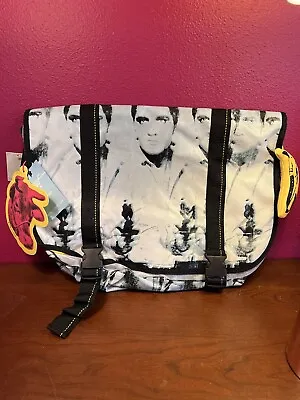 Andy Warhol Loop NYC Elvis Presley Messenger Bag Vinyl Vintage NEW SHIPS FREE • $104.99