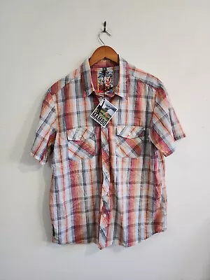 BNWT Vintage MAMBO LOUD Shirt Label Size XL Check Plaid Farting Dog Series • $119.40