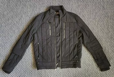 Ralph Lauren Black Label Ninja Stretch Quilted Padded Moto Biker Jacket • $100