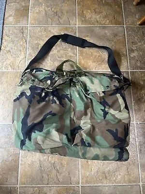 Military HGU-56/P Flyers Padded Helmet Bag Woodland M81 BDU Aviators Army Air • $48.99