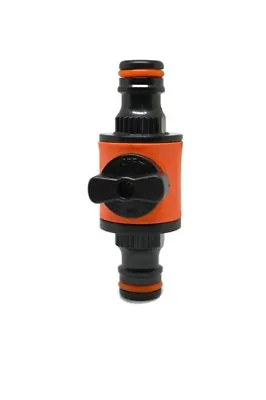 1/2  Garden Hose Pipe In Line Tap Shut Off Valve Fitting Connector • £10.21