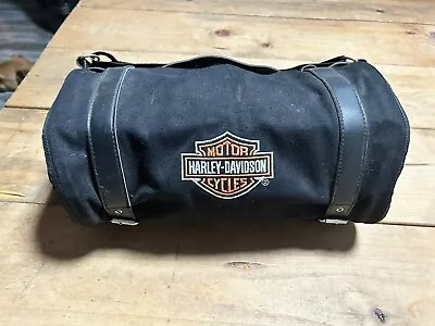 Harley-Davidson Multi-Purpose Roll-Up 8 Pocket Travel Tool Bag Motorcycle Biker • $28