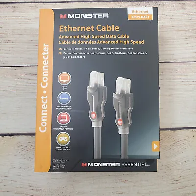 6 PACK Monster Cable High Speed CAT 6 + CAT6 + Ethernet Cable - 9.84' (3m) • $30.88