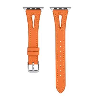 $17.99 • Buy Genuine Leather Apple Watch Band Strap IWatch Series SE 6 5 4 3 2 38mm 40mm