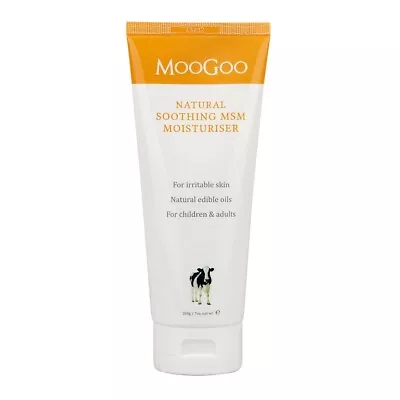 $27.49 • Buy MOOGOO SOOTHING MSM CREAM 200GM For Irritable Skin Sweet Almond And Coconut Oil