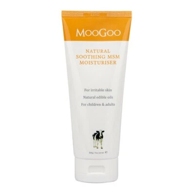 $27.49 • Buy MOOGOO SOOTHING MSM CREAM 200GM For Irritable Skin Sweet Almond And Coconut Oil