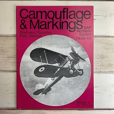 Camouflage & Markings Vintage Guide. GLADIATOR GAUNTLET FURY DEMON. NO 5 • £8.99