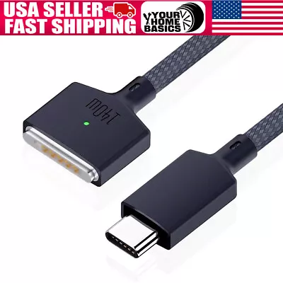 For MacBook Pro 2023/Air M2 USB Type C To Magsafe 3 Magnetic Power Cable Cord US • $16.59