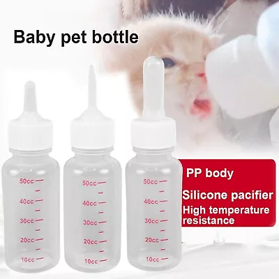 $8.45 • Buy Puppy Kitten Feeding Bottle Pet Dog Cat Nursing Water Milk Feeder Kit AU
