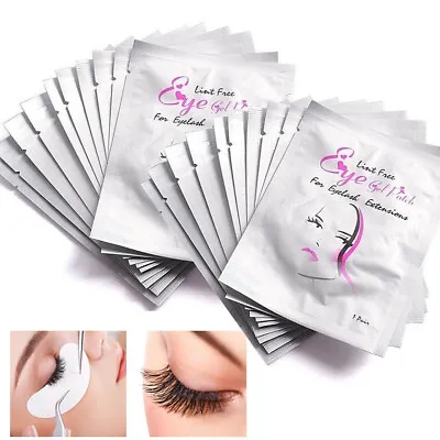 £0.99 • Buy 100x Salon Eyelash Lash Extensions Under Eye Gel Pads Lint Free Patches Make
