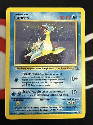 Pokémon - Fossil - Lapras 10/62 Holo Italian • $15