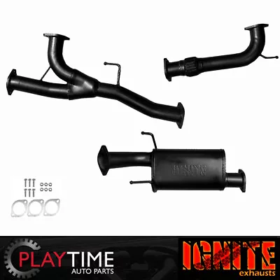 3  Mid Section Exhaust For Nissan Patrol Y62 Series 5 5.6L V8 MY20 Muffler Blk • $530